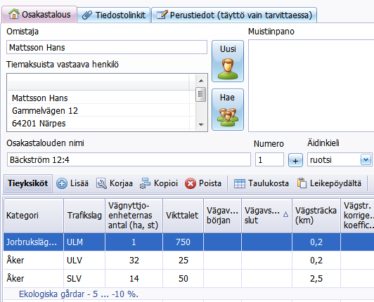 Yksiköinti tapahtuu äidinkielen mukaan