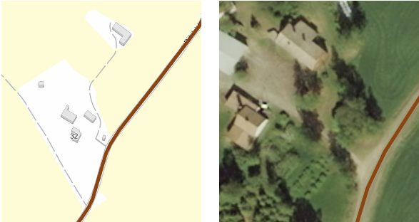 Tiekunnan karttojen skaalaus